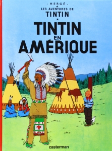 Cover Tintin en Amérique Hergé Carnet de lecture