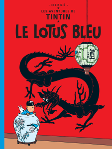 Cover Le lotus bleu Tintin Hergé Carnet de lecture